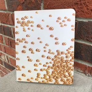 Kate Spade Gold Pearl Notebook